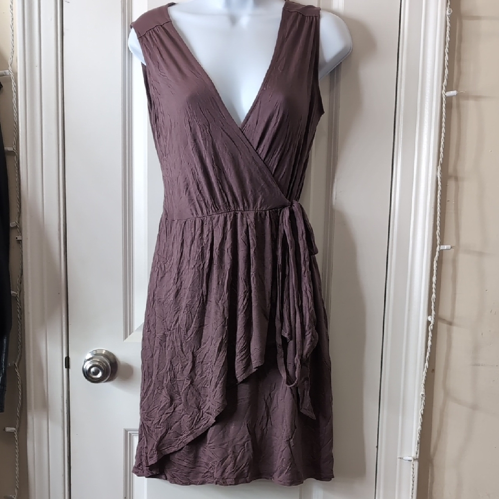 LOFT Asymmetrical Mauve Dress